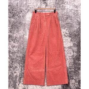 Banana Republic Pants 4 Womens Rivoli Relaxed Corduroy Trouser Pink